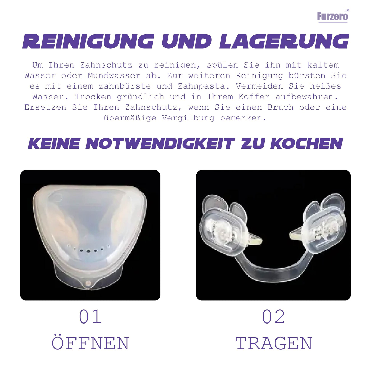 Furzero™ AntiSchnarchen DentaWächter Mundstück