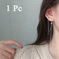 1PC New Fashion Gold Color Moon Star Clip Earrings For Women Simple Butterfly Fake Cartilage Long Tassel Ear Cuff Jewelry Gifts