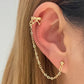 Vintage Snake Earrings for Women Charm Gold Color Round Ear Clips Female 2022 Trend Ear Cuffs Valentine&#39;s Day Gift Jewelry